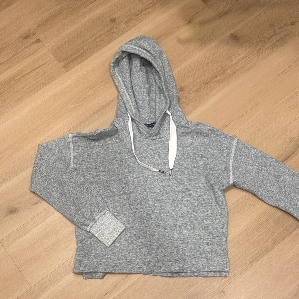 Abercrombie & Fitch Heather Gray Women's Hoodie